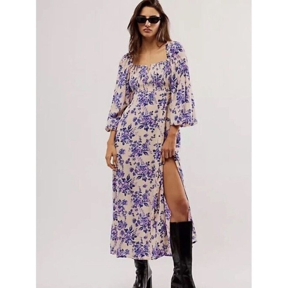 Free People Cottagecore/romantic Jaymes Dress-NWT